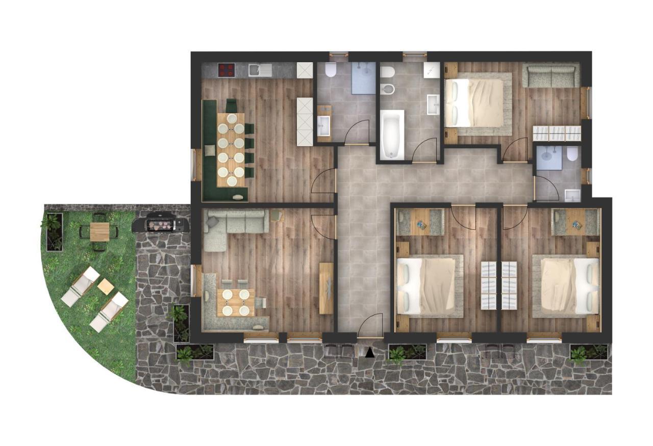 Apartments La Rives Santa Cristina Val Gardena Екстер'єр фото