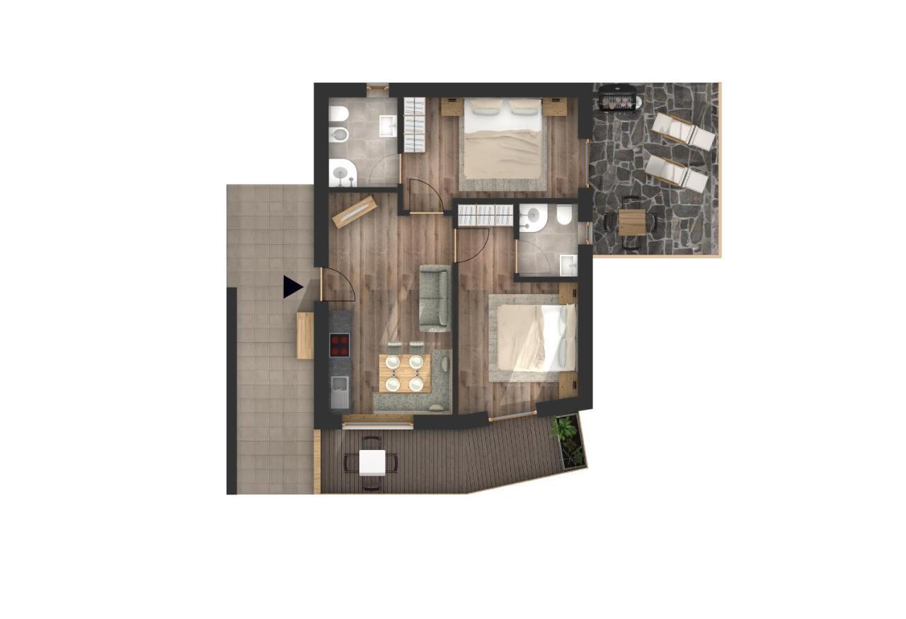 Apartments La Rives Santa Cristina Val Gardena Екстер'єр фото